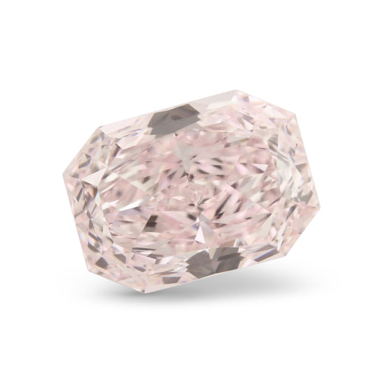 0.80 Carat Fancy Light Pink Radiant Diamond VS2 GIA