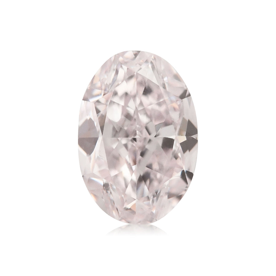 0.80 Carat Light Pink Oval Diamond VS1 GIA