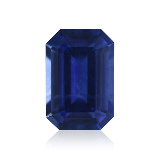 0.86 Carat ياقوت أزرق سريلانكي بقطع الزمرد