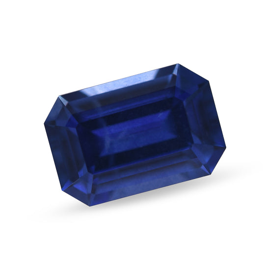 0.86 Carat ياقوت أزرق سريلانكي بقطع الزمرد