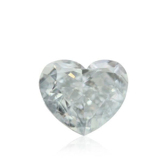 0.88 Carat Fancy Blue Heart Diamond VS2 GIA