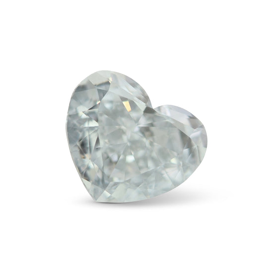 0.88 Carat Fancy Blue Heart Diamond VS2 GIA