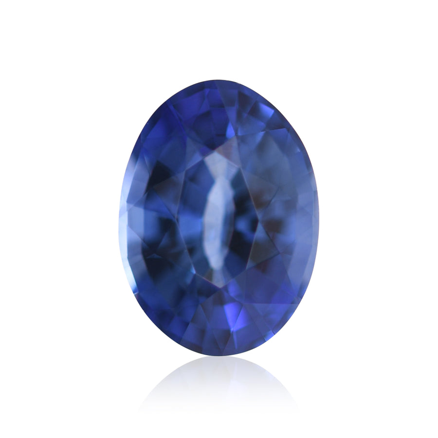 0,90 Karat Blauer SRI LANKAN Oval-Saphir