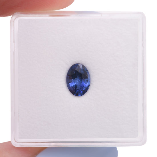 0.92 Carat Blue SRI LANKAN Oval Sapphire