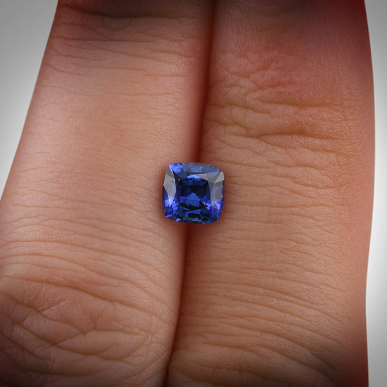 0.93 Carat Blue SRI LANKAN Cushion Sapphire