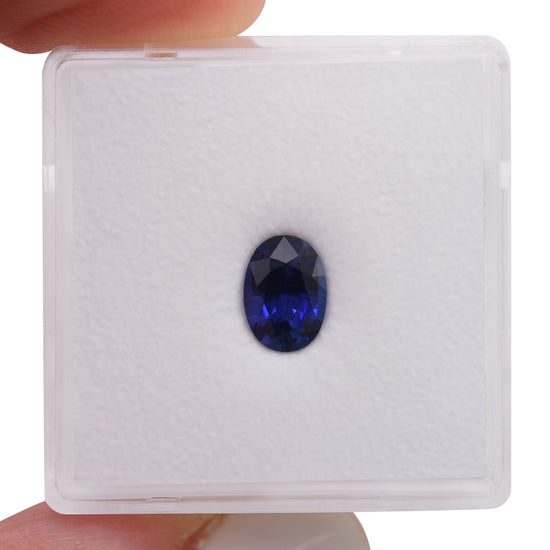 0.94 Carat Blue SRI LANKAN Oval Sapphire