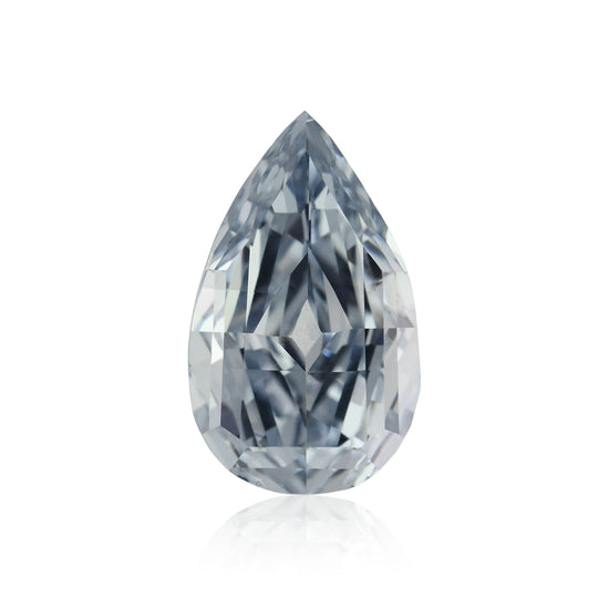 1,00 Karat Fancy Intense Blue Birnen-Diamant VS2 GIA