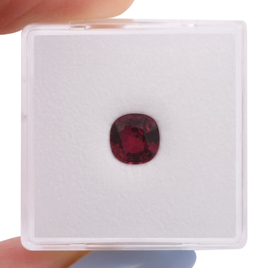 1.00 Carat Red MOZAMBIQUE Cushion Ruby