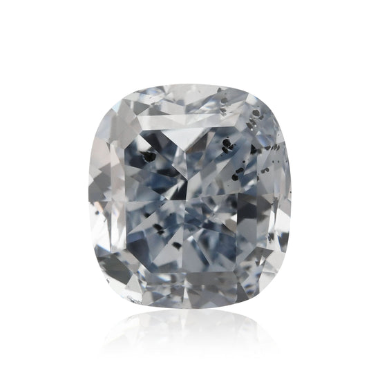 1.01 Carat Fancy Intense Blue Cushion Diamond I1 GIA