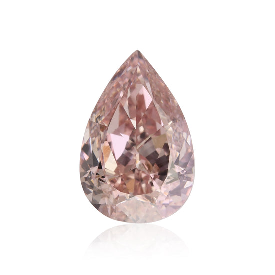 1.01 Carat Fancy Brownish Pink Pear Diamond SI2 GIA