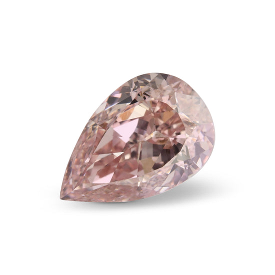 1.01 Carat Fancy Brownish Pink Pear Diamond SI2 GIA