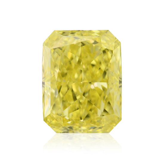 1.01 Carat Fancy Intense Yellow Radiant Diamond VS2 GIA