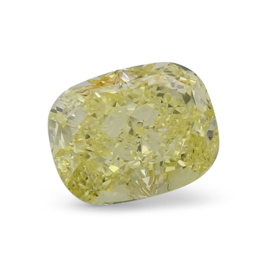 ألماسة وسادة صفراء فاخرة شديدة 1.01 قيراط VS2 GIA