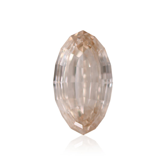 1.01 Carat Fancy Light Yellowish Brown Oval Step Cut Diamond VS1 GIA