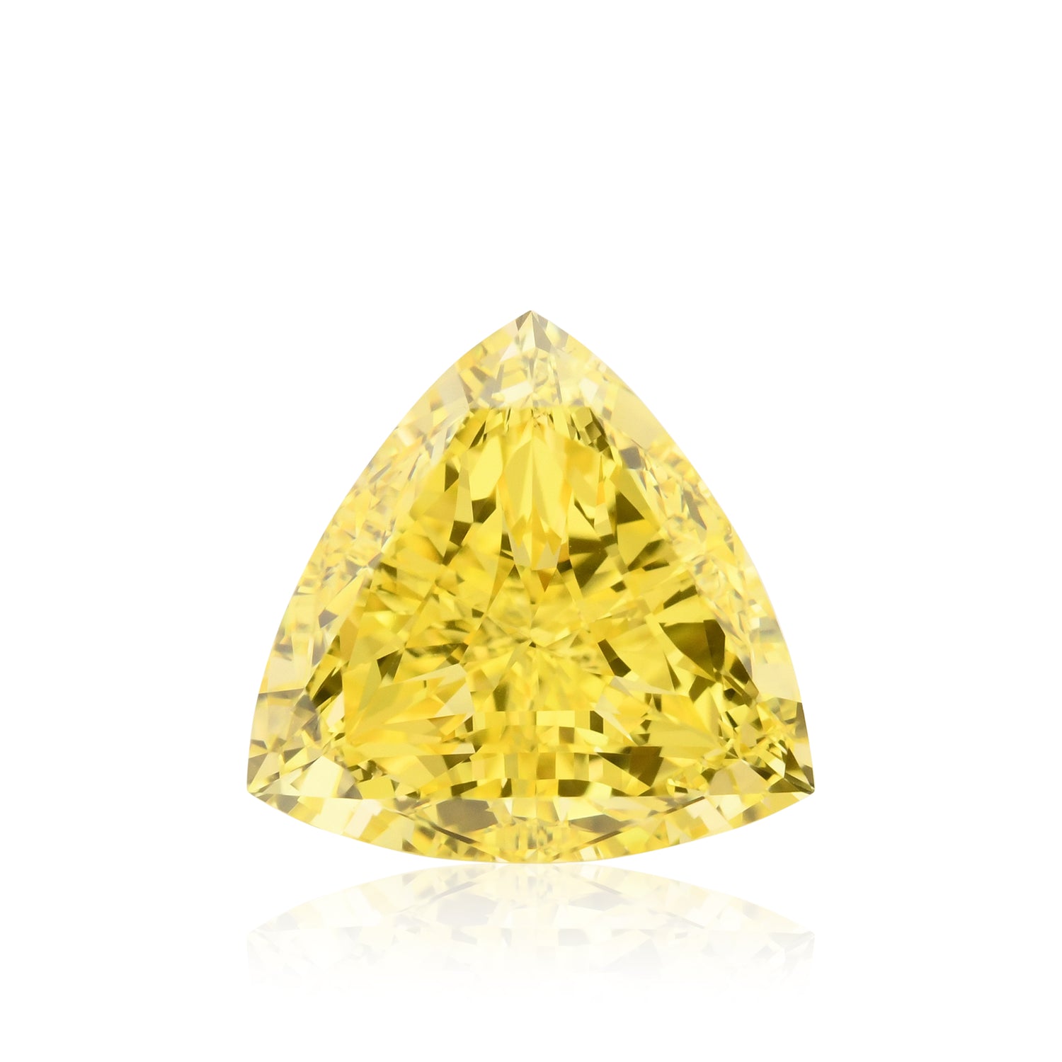 1.01 Carat Fancy Vivid Yellow Triangle Diamond VS2 GIA