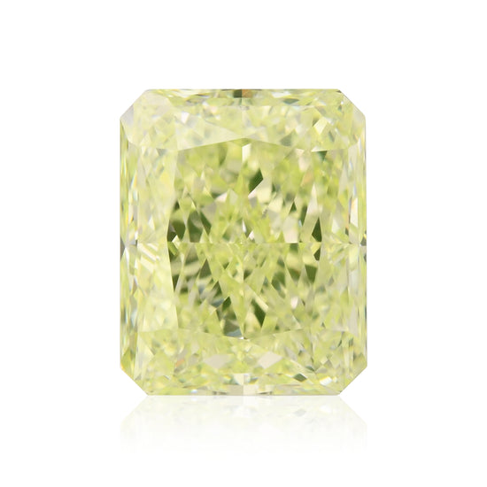1.01 Carat Fancy Yellow Green Radiant Diamond VS2 GIA
