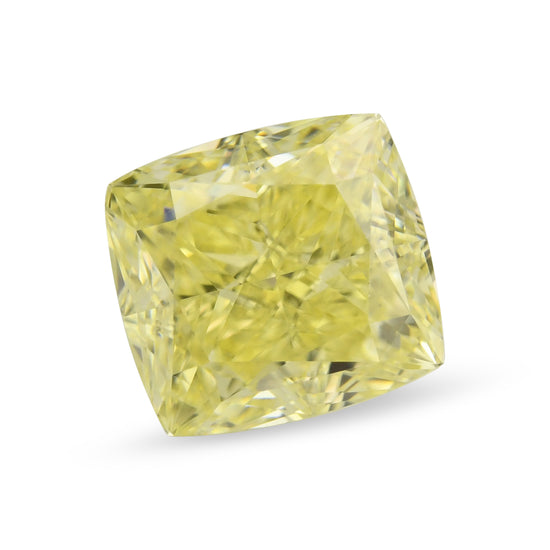 1.01 Carat Fancy Yellow Cushion Diamond VVS2 GIA