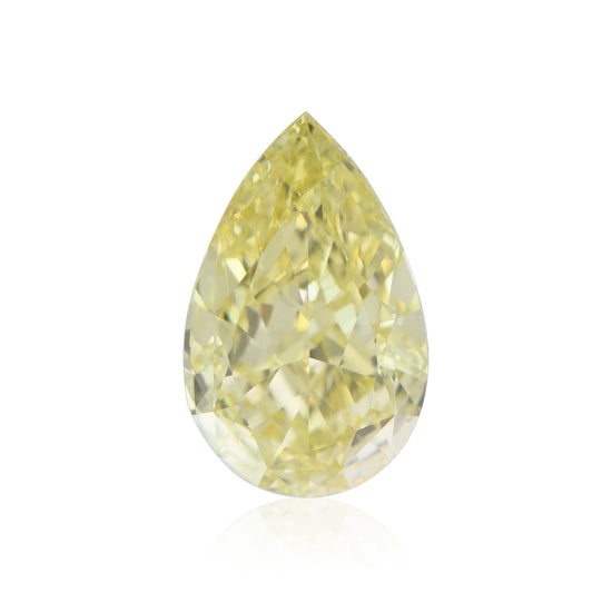 1.01 Carat Fancy Yellow Pear Diamond VS2 GIA