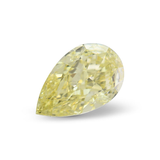 1.01 Carat Fancy Yellow Pear Diamond VS2 GIA