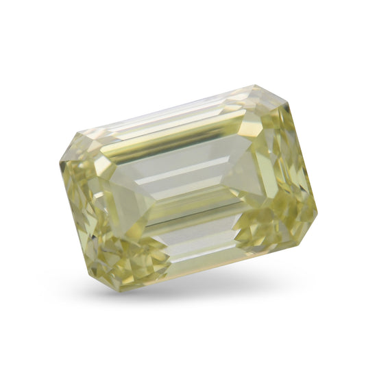 1.02 Carat Fancy Brownish Greenish Yellow Emerald Diamond VS1 GIA