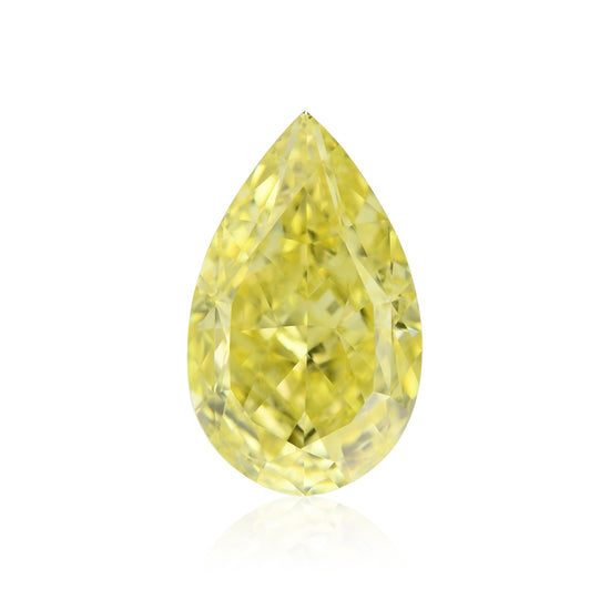 Diamante Goccia Giallo Intenso Fantasia da 1,02 Carati VS1 GIA