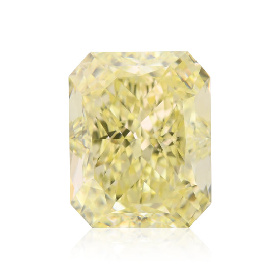 1.02 Carat Fancy Light Yellow Radiant Diamond VVS1 GIA