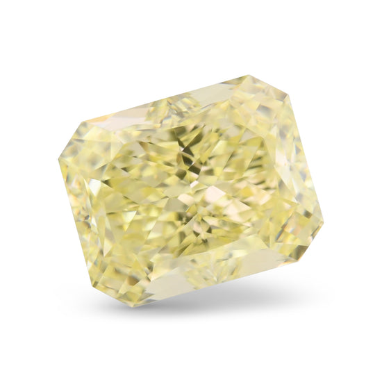 1.02 Carat Fancy Light Yellow Radiant Diamond VVS1 GIA
