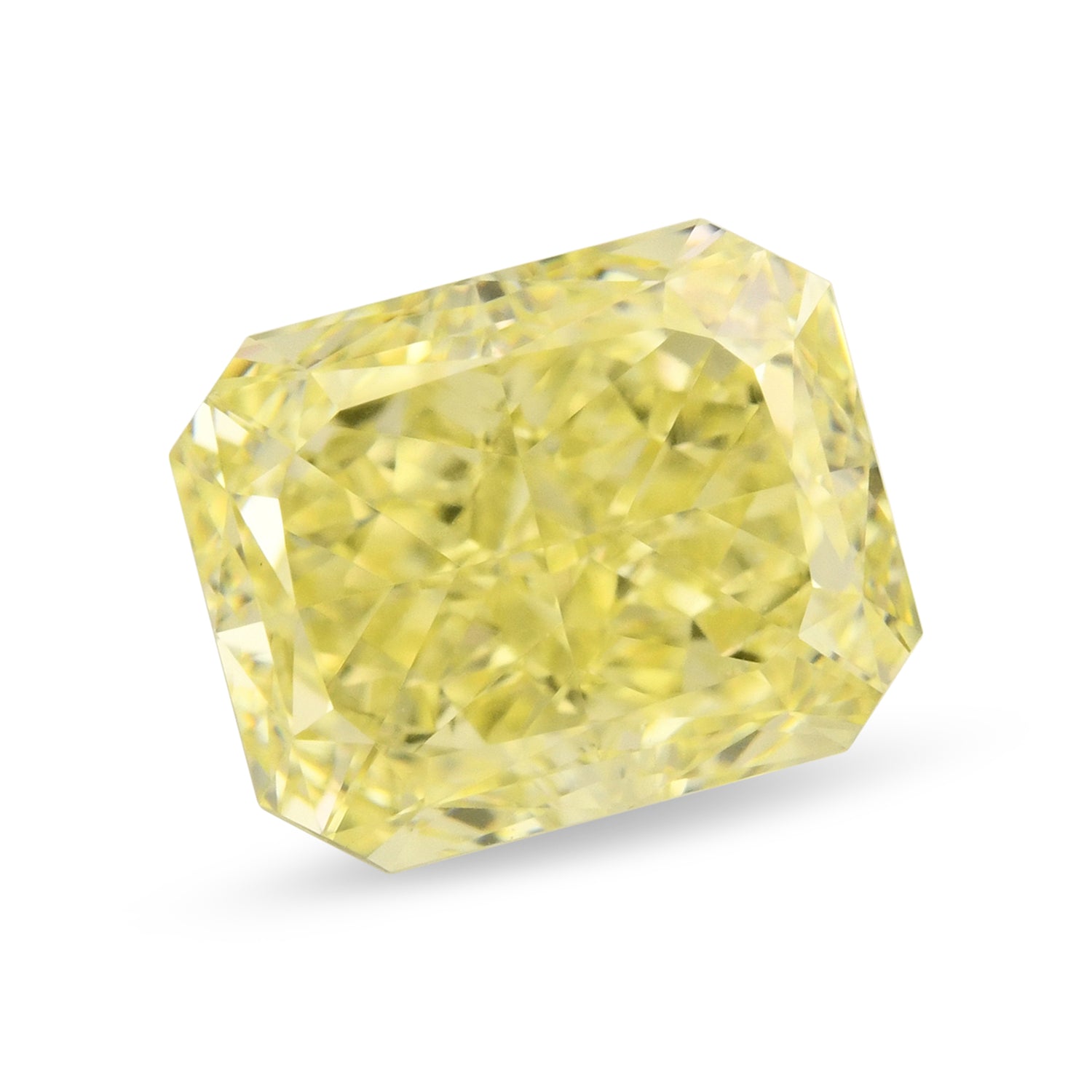 1.02 Carat Fancy Yellow Radiant Diamond VS2 GIA