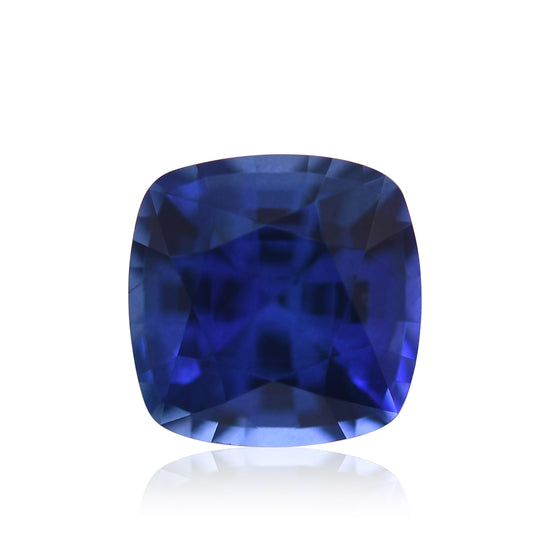 1,02 Karat blauer SRI LANKAN Kissen-Saphir