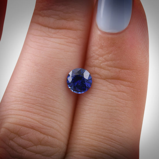 1.02 Carat Blue SRI LANKAN Round Sapphire