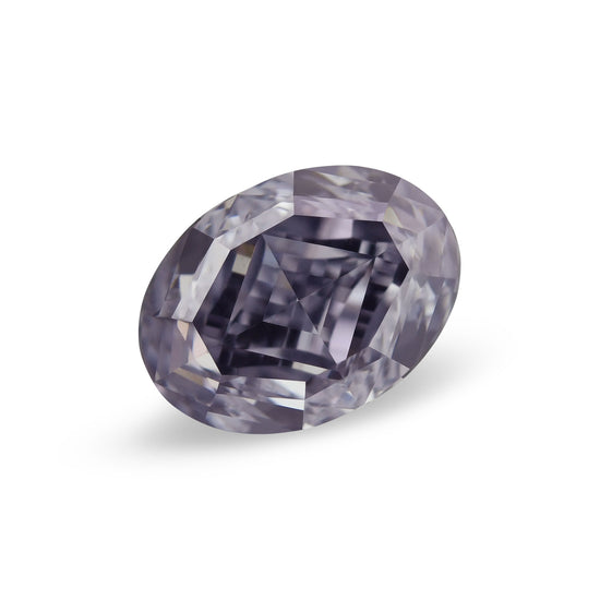 1.03 Carat Fancy Gray Violet Oval Diamond VS2 GIA