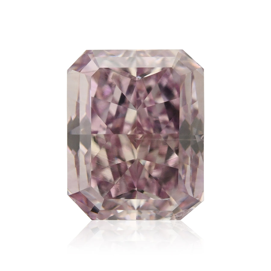 1.03 Carat Fancy Purple Pink Radiant Diamond SI1 GIA