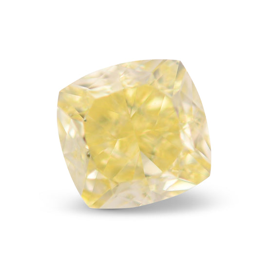 1.03 Carat Fancy Yellow Cushion Diamond VS2 GIA
