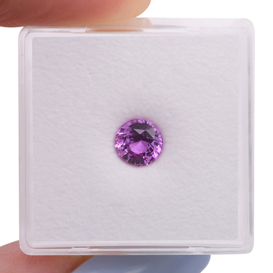 1,04 Karat Rosa MADAGASKAR Runder Saphir