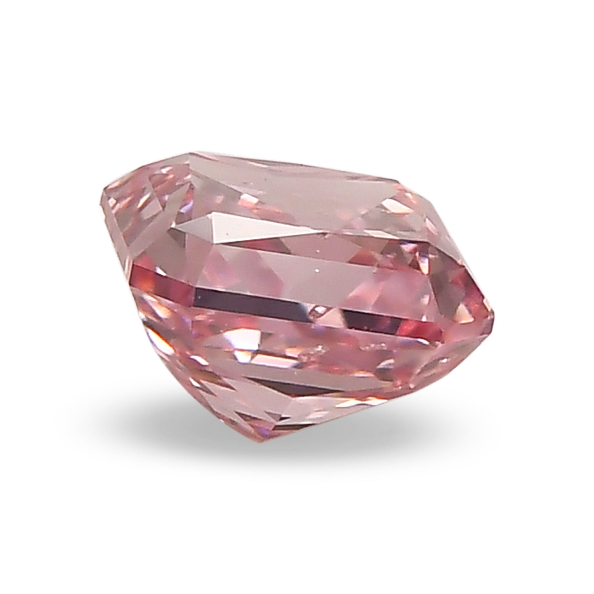 1.05 Carat Fancy Vivid Pink Radiant Argyle Diamond SI2 GIA | LEIBISH