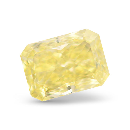 1.05 Carat Fancy Intense Yellow Radiant Diamond VS2 GIA