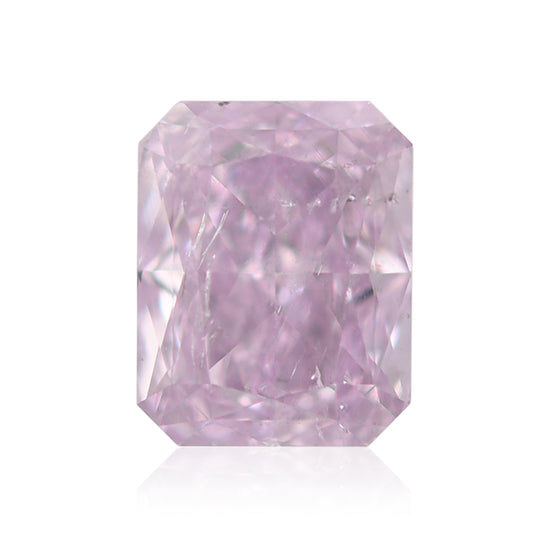 Diamante Radiante Rosa Porpora Fancy 1.05 Carati I1 GIA