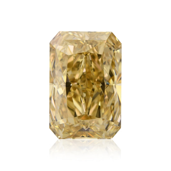 1.06 Carat Fancy Brownish Yellow Radiant Diamond VVS2 GIA