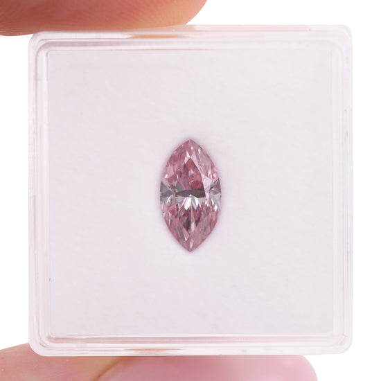 1.06 Carat Fancy Intense Pink Marquise Diamond SI2 GIA & ARGYLE