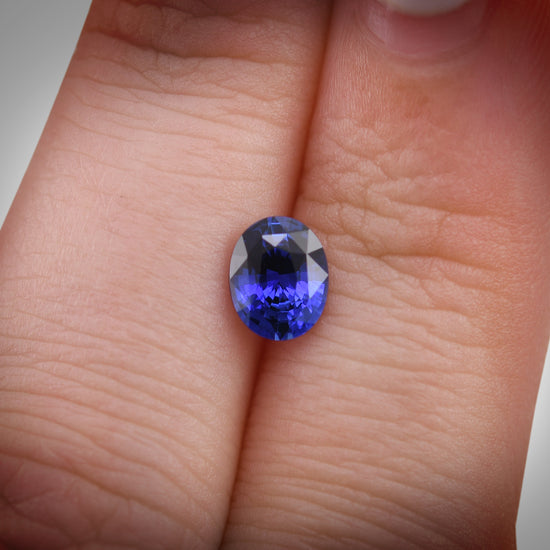 1.06 Carat Blue SRI LANKAN Oval Sapphire