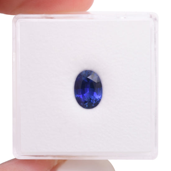 1.08 Carat Blue SRI LANKAN Oval Sapphire