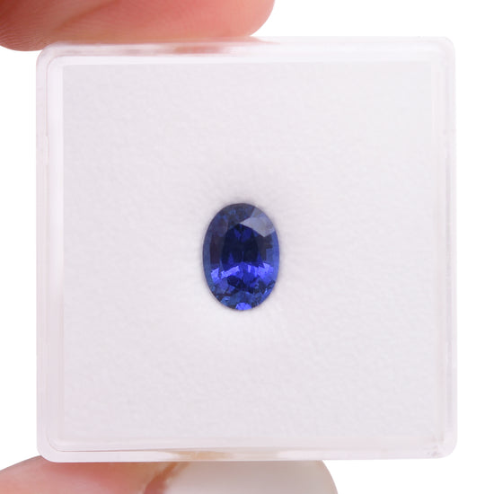 1.08 Carat Blue SRI LANKAN Oval Sapphire