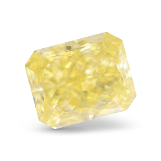 1.09 Carat Fancy Intense Yellow Radiant Diamond VVS2 GIA