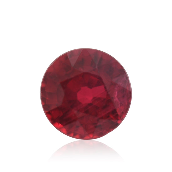 1.09 Carat Red MOZAMBICAN Round Ruby