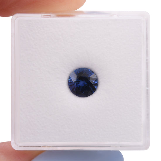 1,09 Karat blauer SRI LANKA Rundsaphir