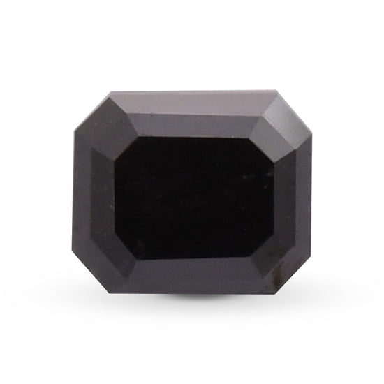 1.10 Carat Fancy Black Emerald Diamond  GIA