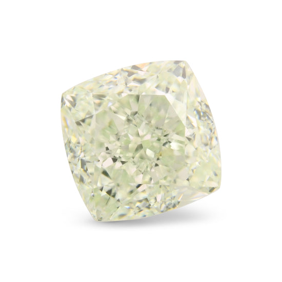 1.10 Carat Fancy Light Green Cushion Diamond VS1 GIA