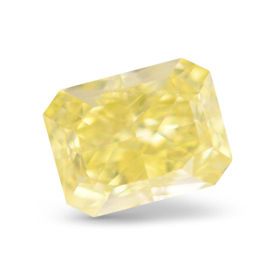 1.11 Carat Fancy Intense Yellow Radiant Diamond VVS2 GIA