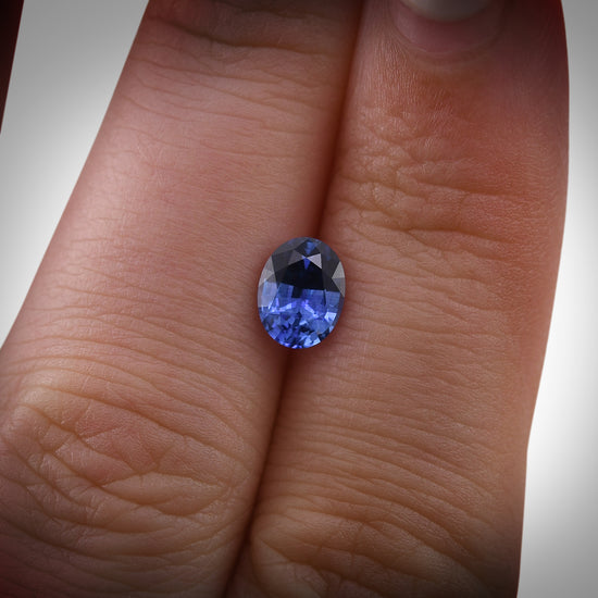 1.11 Carat Blue SRI LANKAN Oval Sapphire