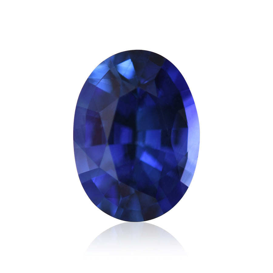 1,11 Karat blauer sri-lankischer ovaler Saphir
